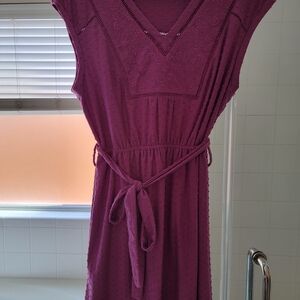 Daniel Rainn Purple Midi Dress